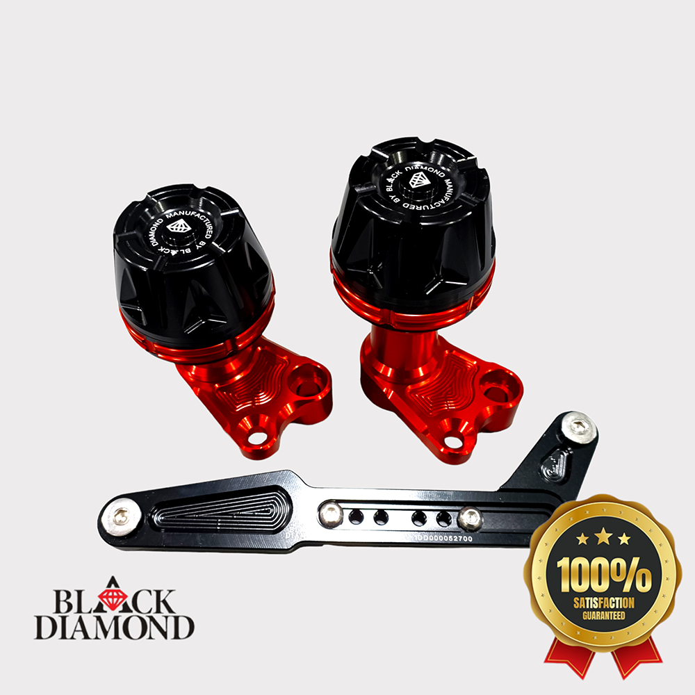 Black Diamond - Jalu Slider Knalpot BL-057 ADV 160 VARIO 160 STYLO 160 Jalu Pelindung Knalpot