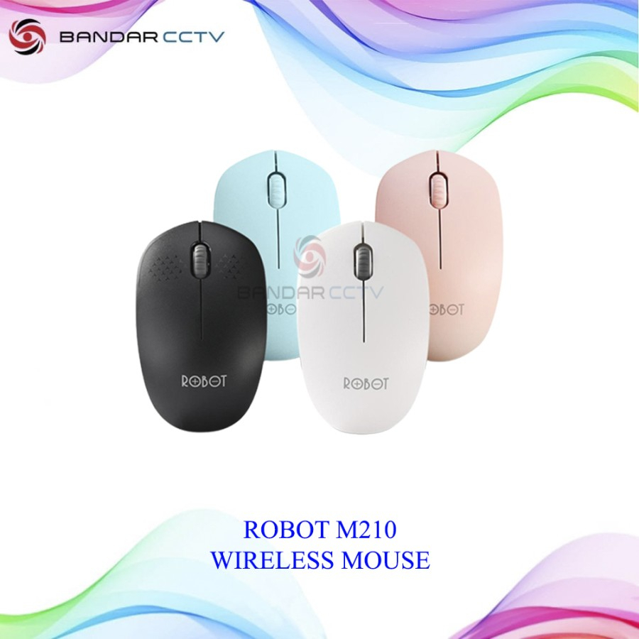 ROBOT M210 WIRELESS MOUSE 2.4GHZ 1600DPI