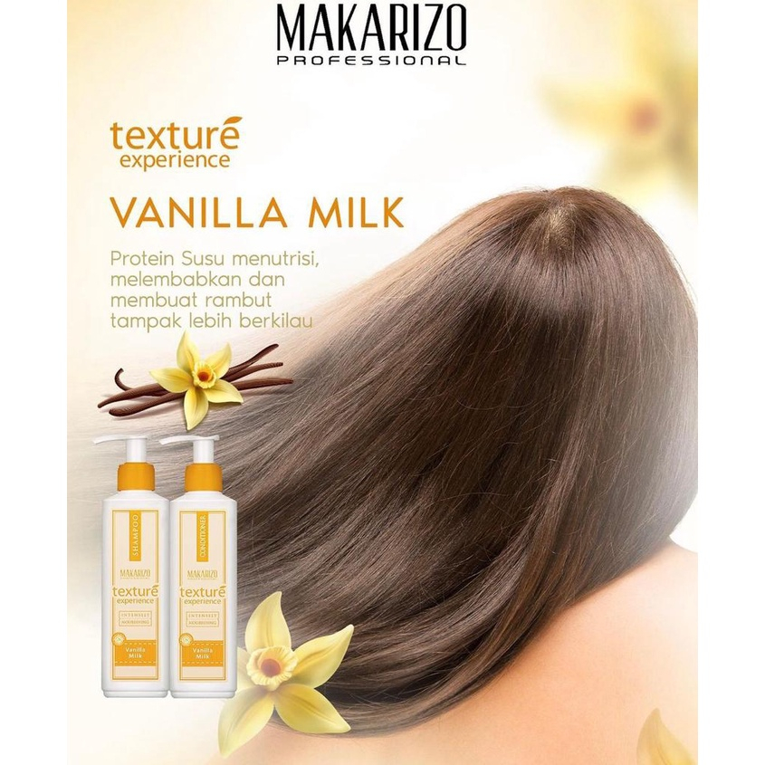 Makarizo Professional Texture Experience Shampoo &amp; Conditioner 250ml / Strawberry Yoghurt / Black Chocolate / Vanilla Milk / Green Tea