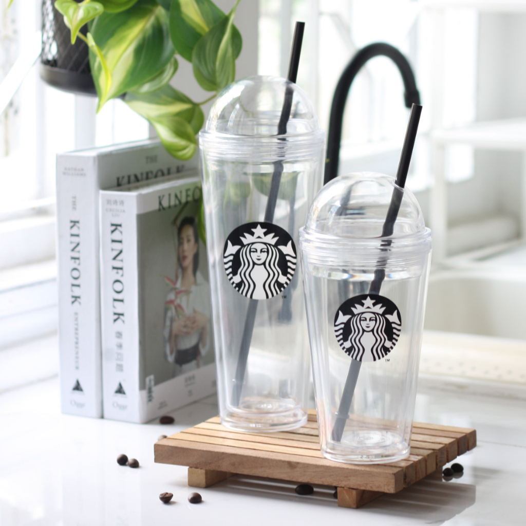 𝐆𝐨𝐨𝐝𝐬𝐂𝐨 Gelas Tumbler Starbucks Botol Minum Transparant  Tumbler Cold Cup Siren cold Tumbler Starbucks Bening