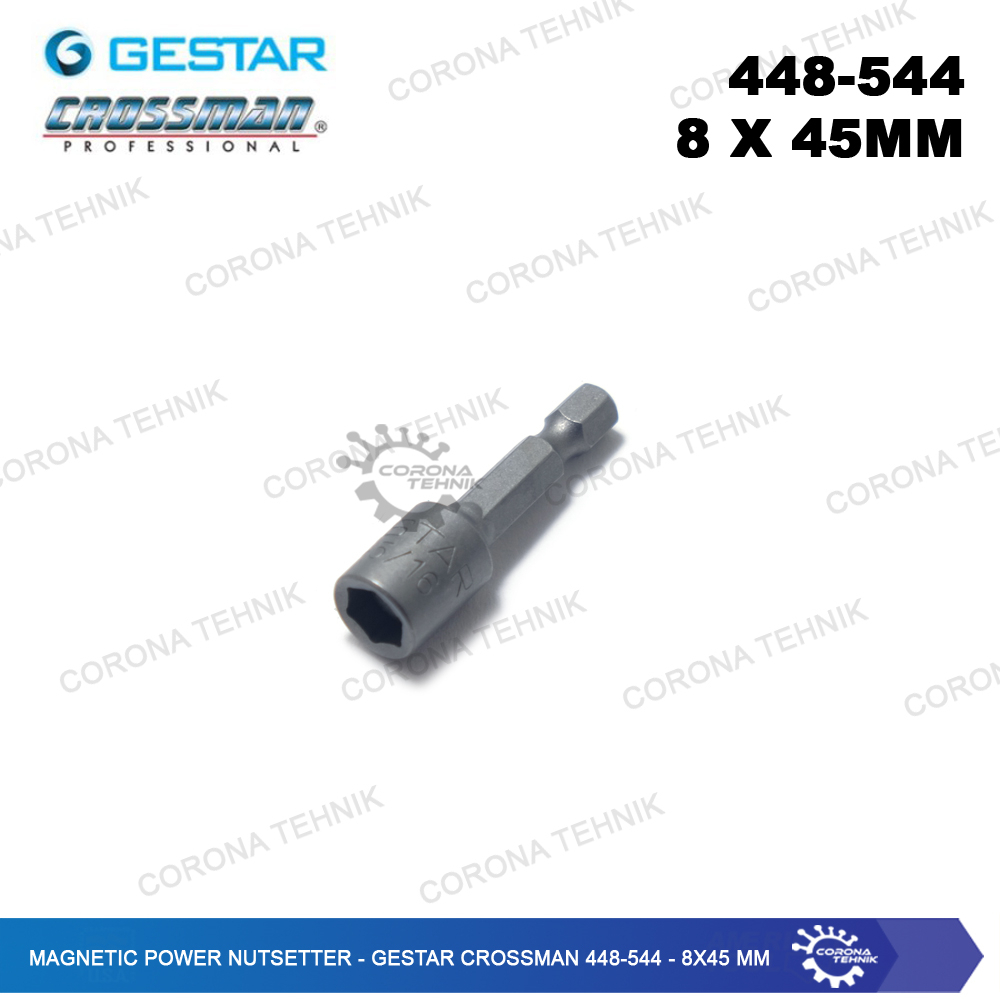 Gestar Crossman - Magnetic Power Nutsetter Mata Bor Roofing Hex Nut