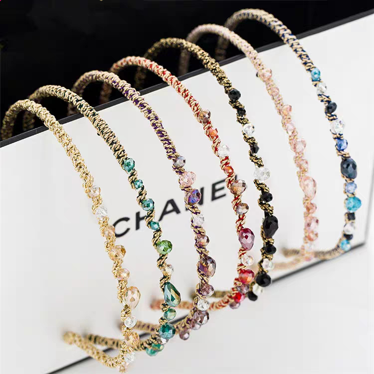 (Hello Girl)B20 Bando Wanita Diamond Metal Gaya Korea Import