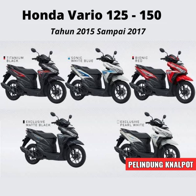 COVER KNALPOT VARIO 150 OLD / COVER KNALPOT VARIO 125 / COVER KNALPOT VARIO 150 FI