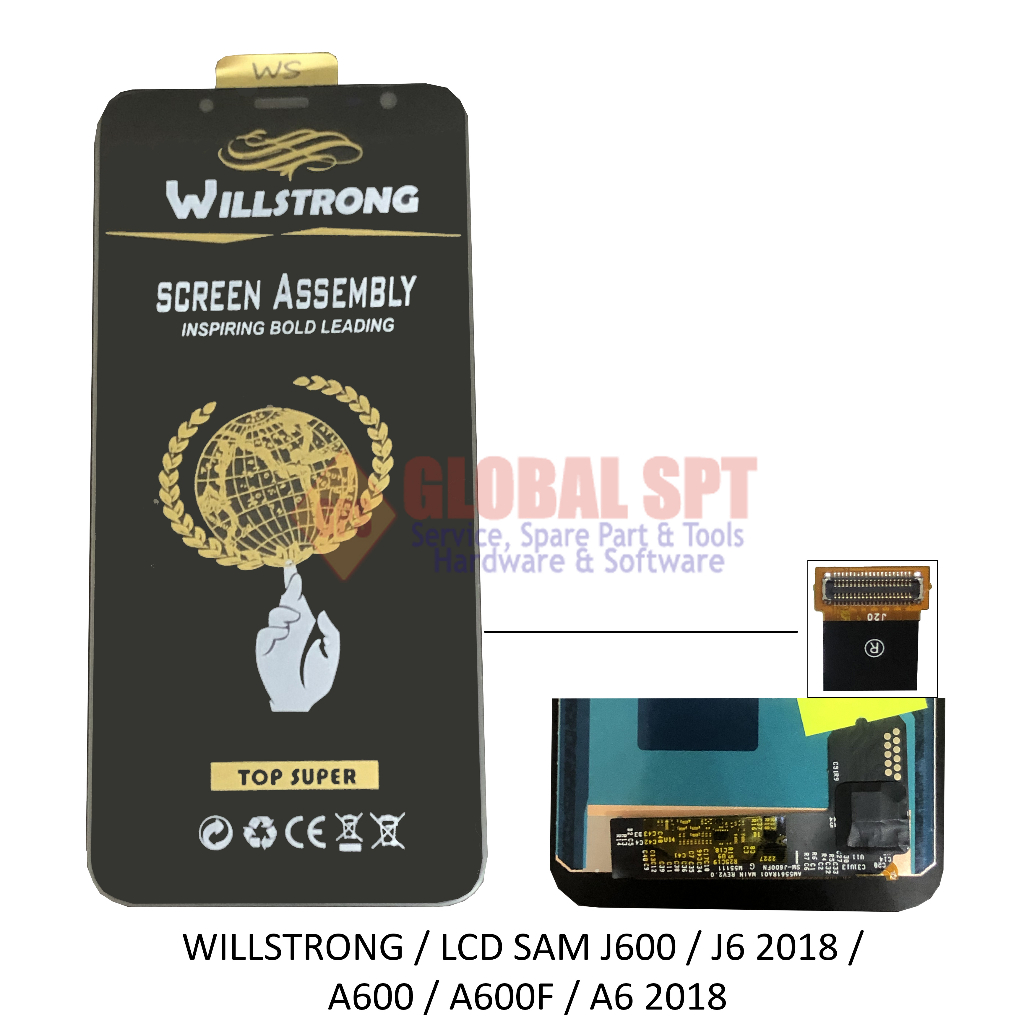 WILLSTRONG / LCD TOUCHSCREEN SAMSUNG J600 / J6 2018 / A600 / A600F / A6 2018