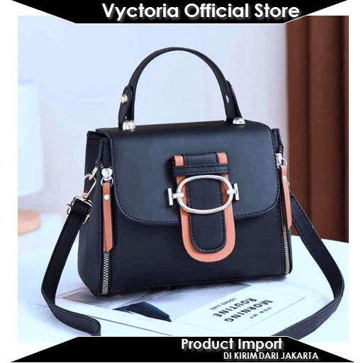 (COD) VYCTORIA VOS12023 Tas Handbag Selempang Wanita Cantik Elegan JTF12023 12023