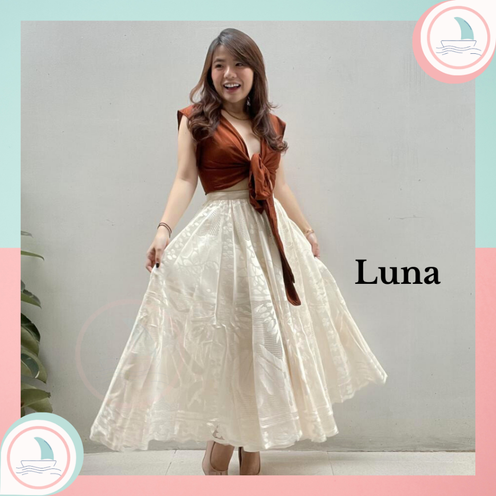 Rok Brukat Luna Import Premium