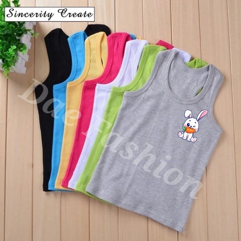 Kaos Dalam Singlet Anak Laki Laki Perempuan Singlet Anak Cotton Soft Singlet Anak Motif