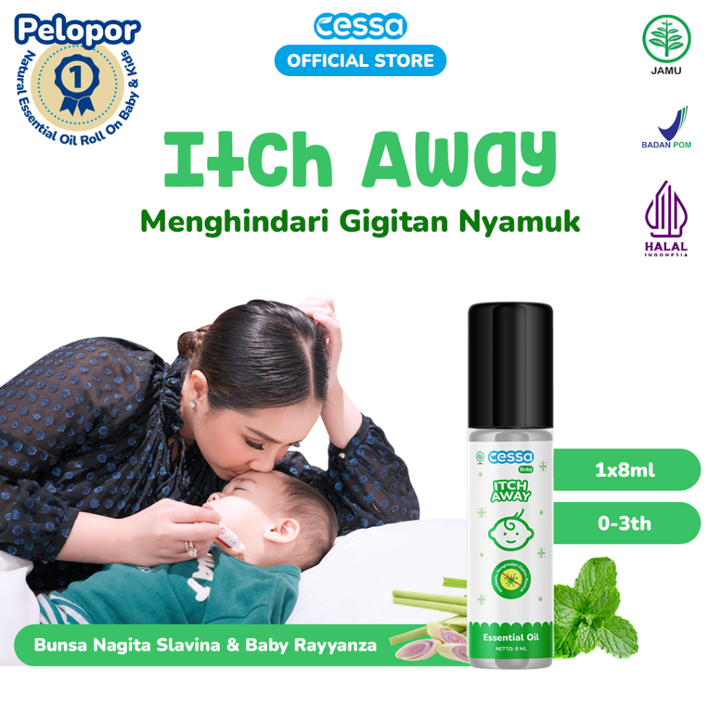 [RAMADAN SALE] Cessa Baby Itch Away - Natural Essential Oil Menghidari Nyamuk/Serangga