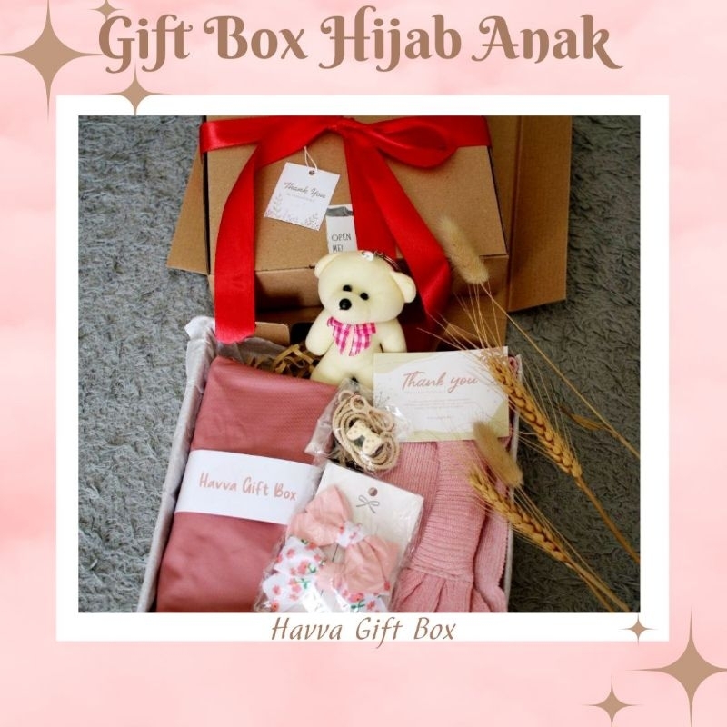 

Gift Box/ Hampers Lebaran/ Souvenir Kado Hijab Anak