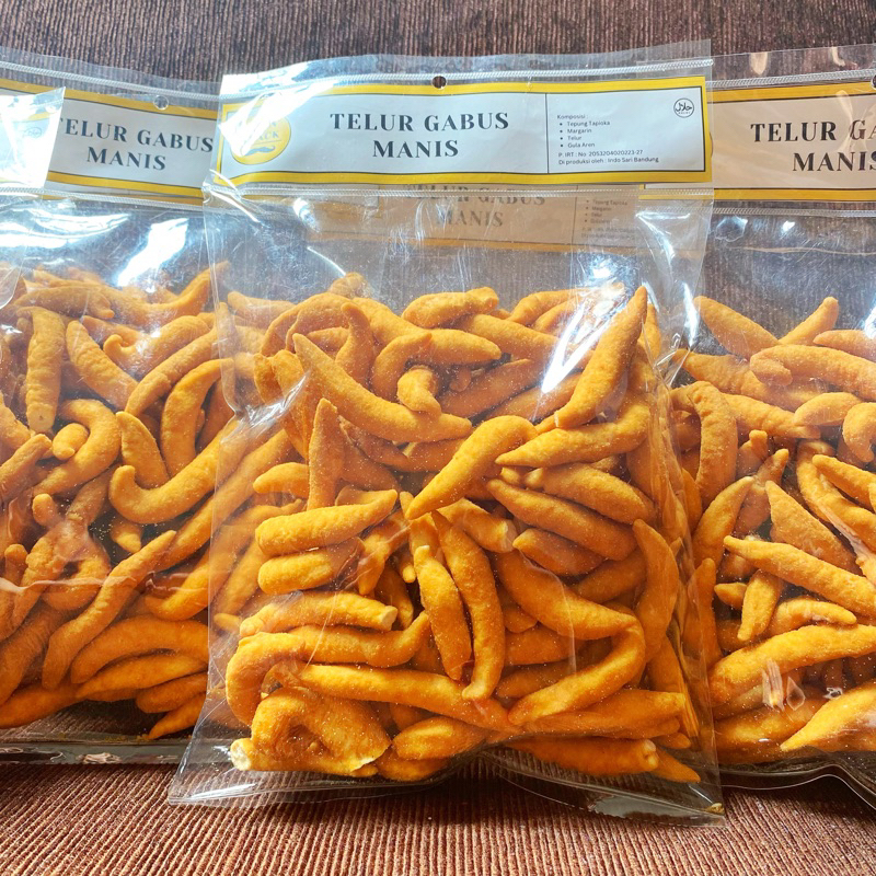 

Telur Gabus Manis 200 gr Oleh Oleh Bandung