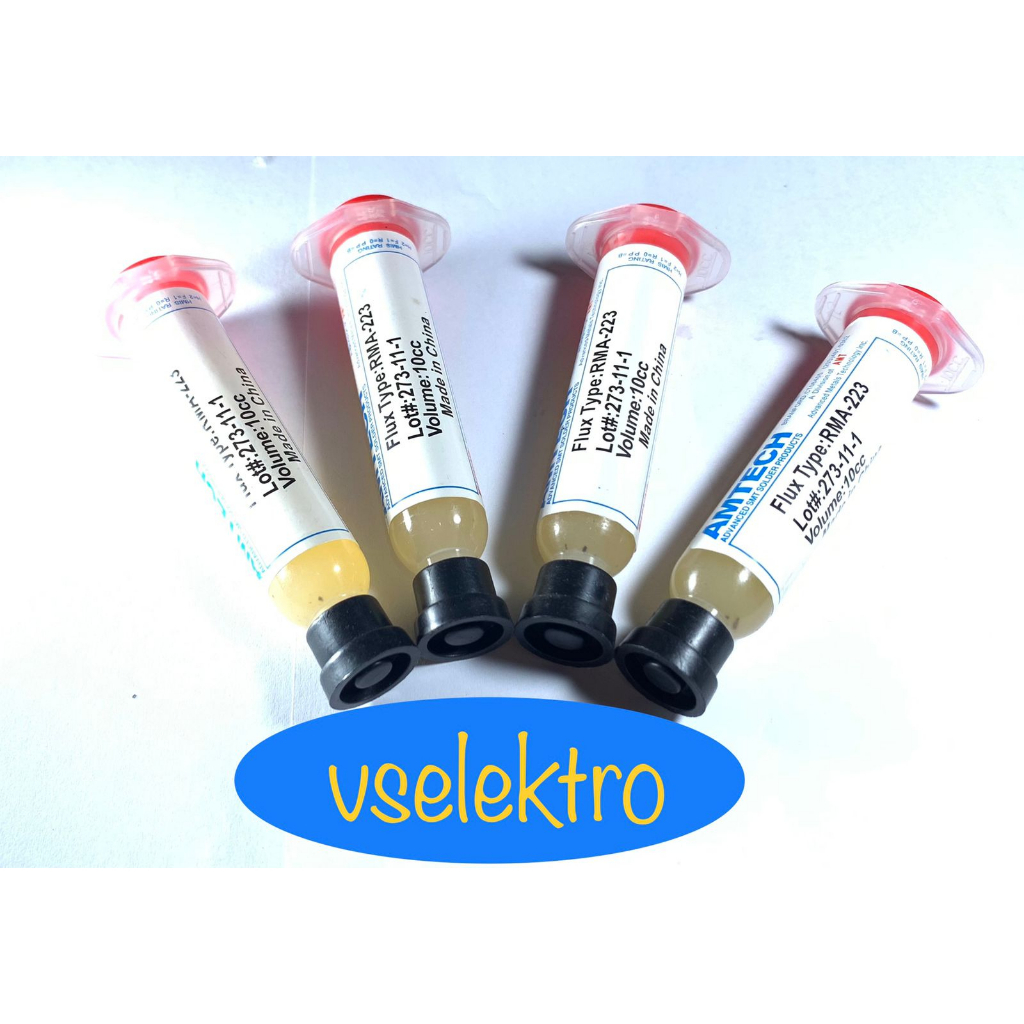 FLUX RMA-223 10CC OC PASTA SOLDER CAIR MINYAK SOLDER/PASTA SOLDER CAIR/LOTFET CAIR/