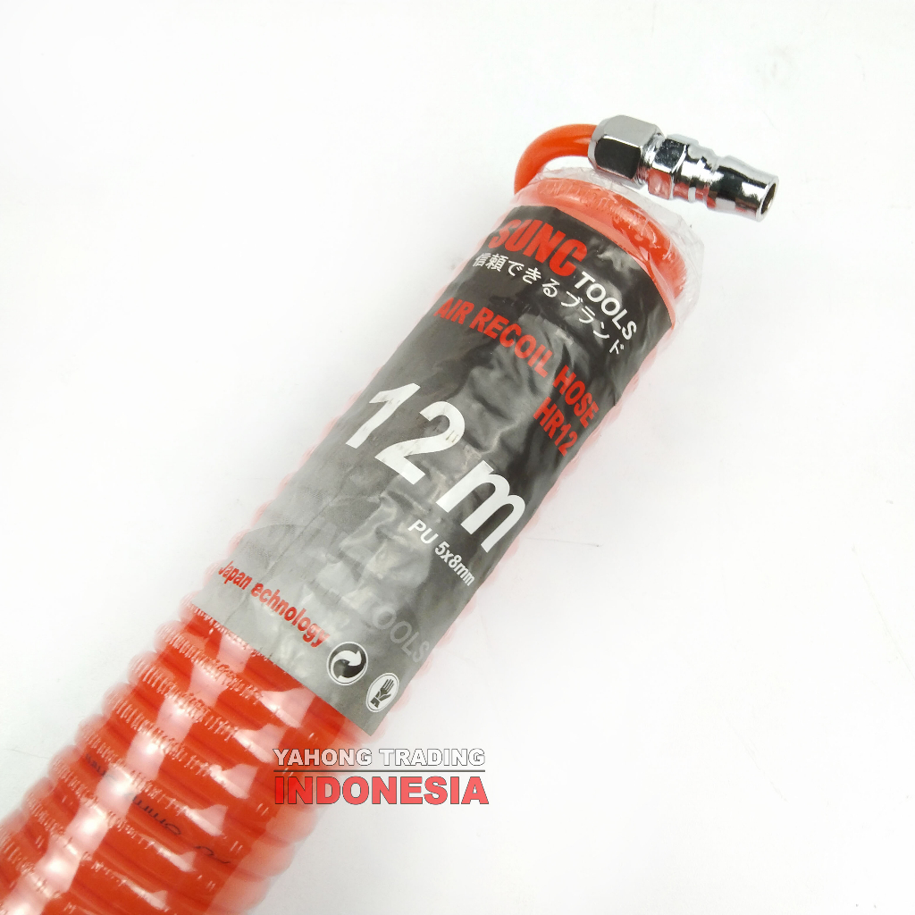 Selang Angin Kompresor Air Recoil Hose 6M 9M 12M SUNC TOOLS