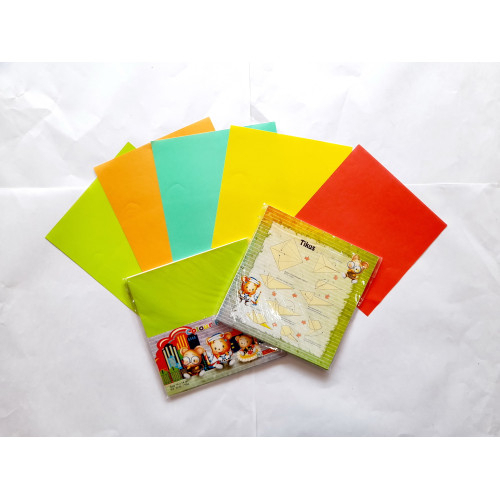 

[ARION STORE] Kertas Origami One Face 12x12cm , 14x14cm , 16x16cm Be Light / Kertas Lipat [PAX]