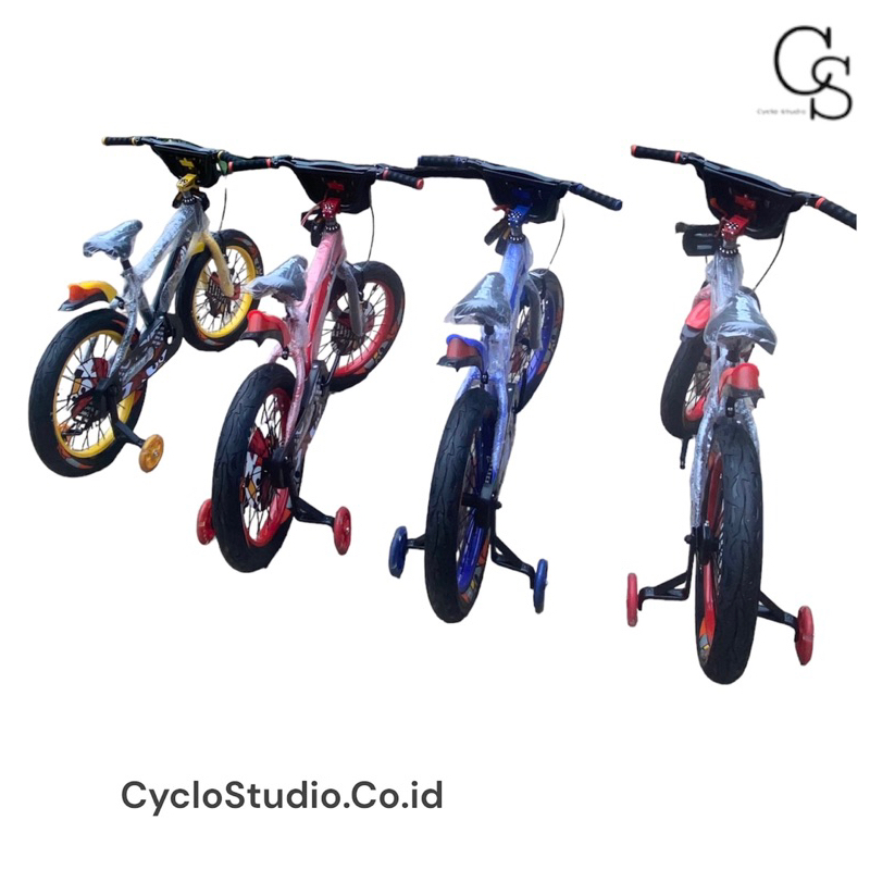 Sepeda BMX Anak Cowok BMX Ukuran 12 Centrum CT 3520-2 Angry Birds