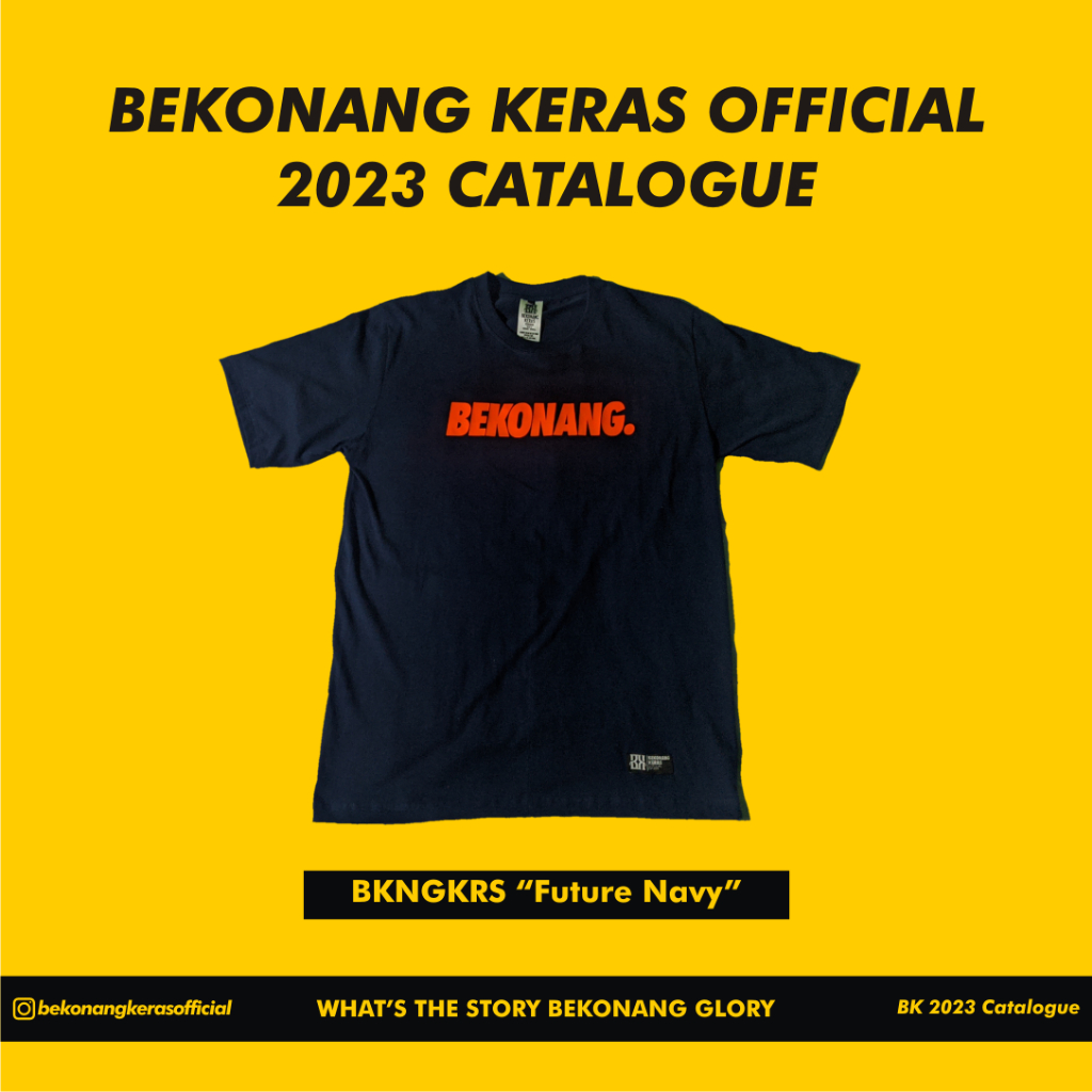 Tshirt BEKONANG KERAS - Future Navy