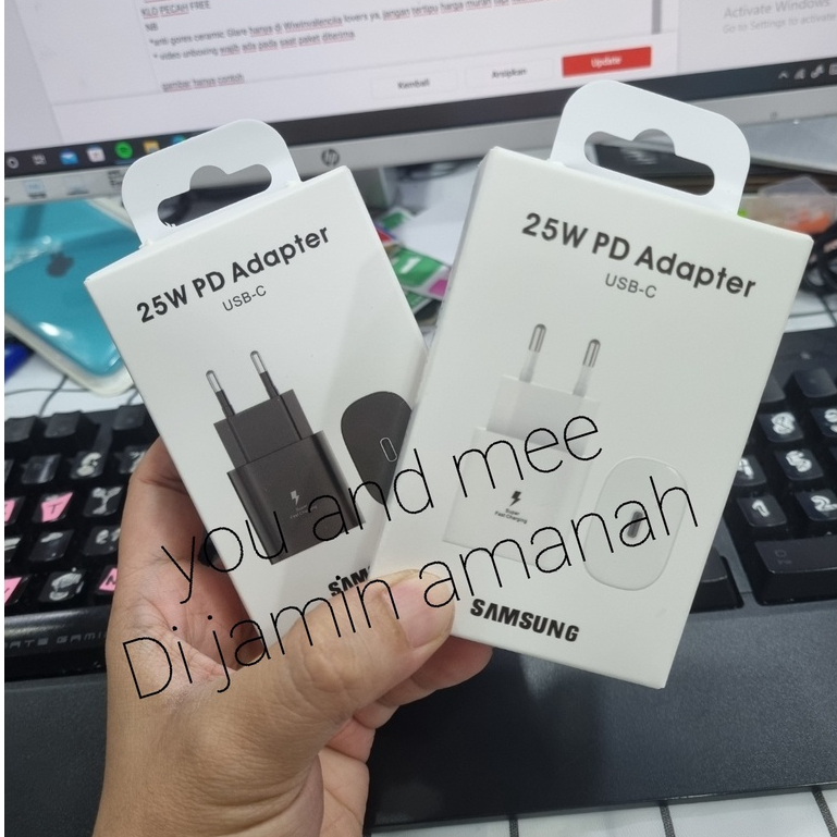 Original 100% 25W Adaptor SUPER Fast Charging &quot;Kepala Charger&quot; Samsung USB C Type Galaxy A54 A34 A24 A14 A53 A73 A33 A23 A13 A52 A72 A32 A22 A70 A51 A71 Travel Chargeran HP Isi Daya Cepat ORI ASLI Pengisian Bagus Sekali 3.0 A 5.0 V 4G 5G 25 W AN Persen