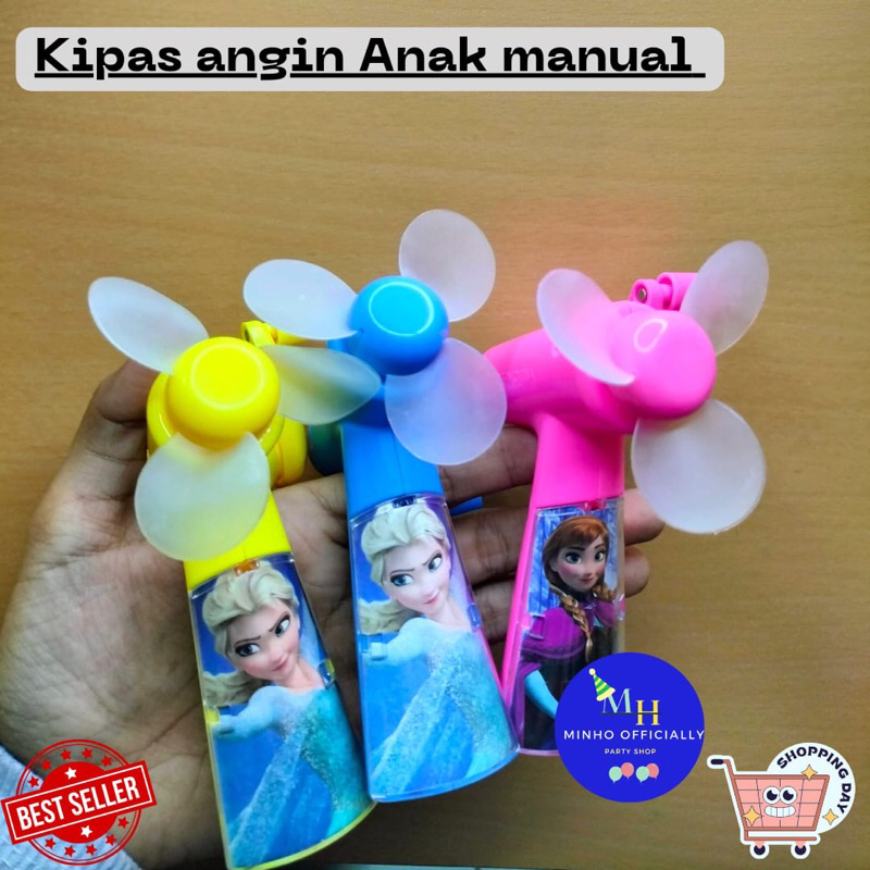 Kipas Tangan Angin Mini / Manual / Kipas Angin Anak