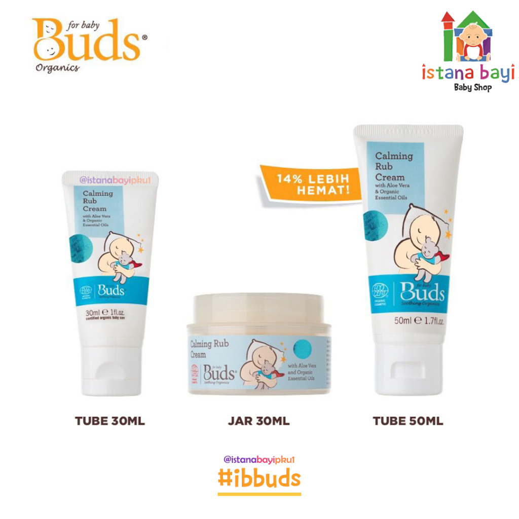 Buds Calming Rub - Balsem bayi/buds baby/Perawatan bayi/baby balsam