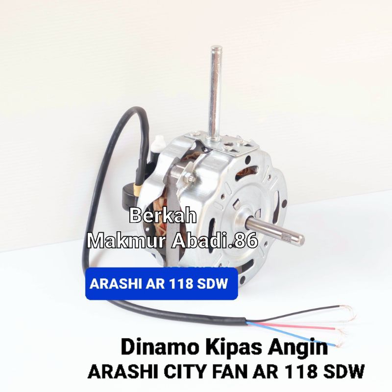 Dinamo Mesin Kipas Angin ARASHI AR 118 SDW CITY FAN 18 Inch