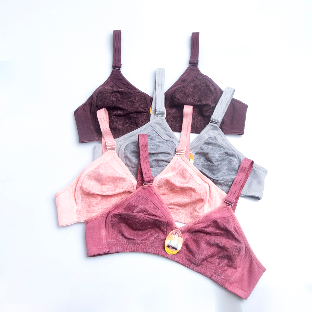 HW - Bh Bra Jumbo Tali Lebar Tanpa Busa Tanpa Kawat VERA