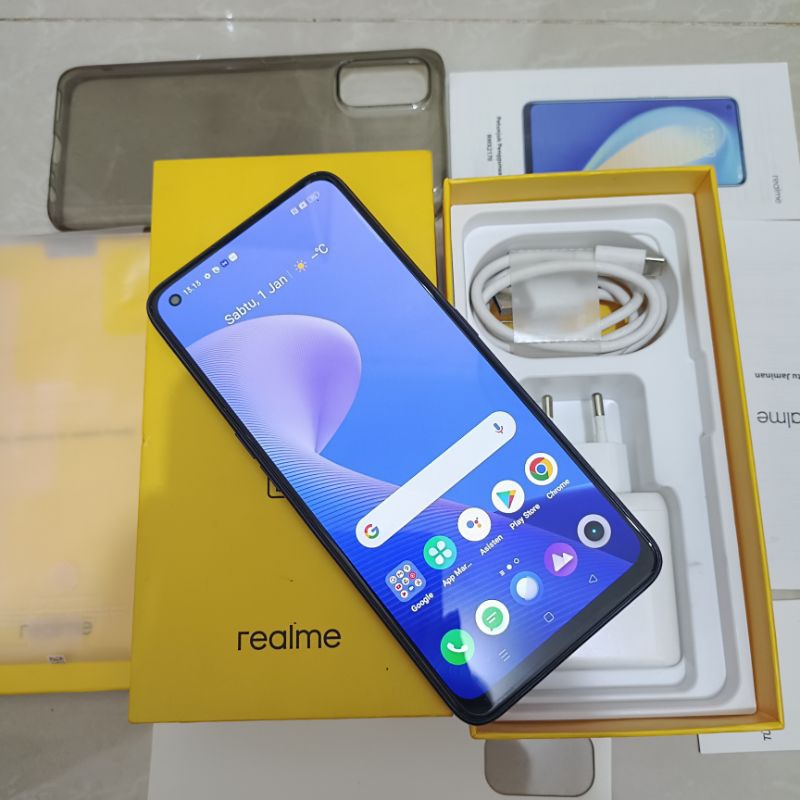 Realme 7 pro Fullset Original Ram 8/128 NfC Snapdragon 712