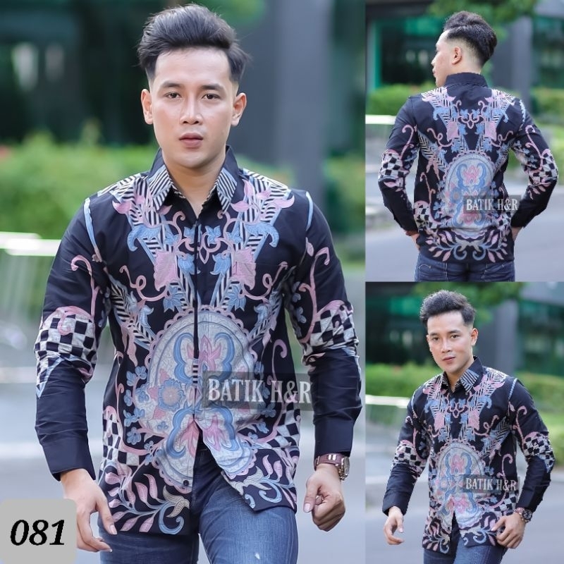 Baju Batik Lengan panjang Baju Batik lengan pendek Batik Solo Baju Batik Batik Premium Batik Original Batik Modern Batik H&amp;R Katun