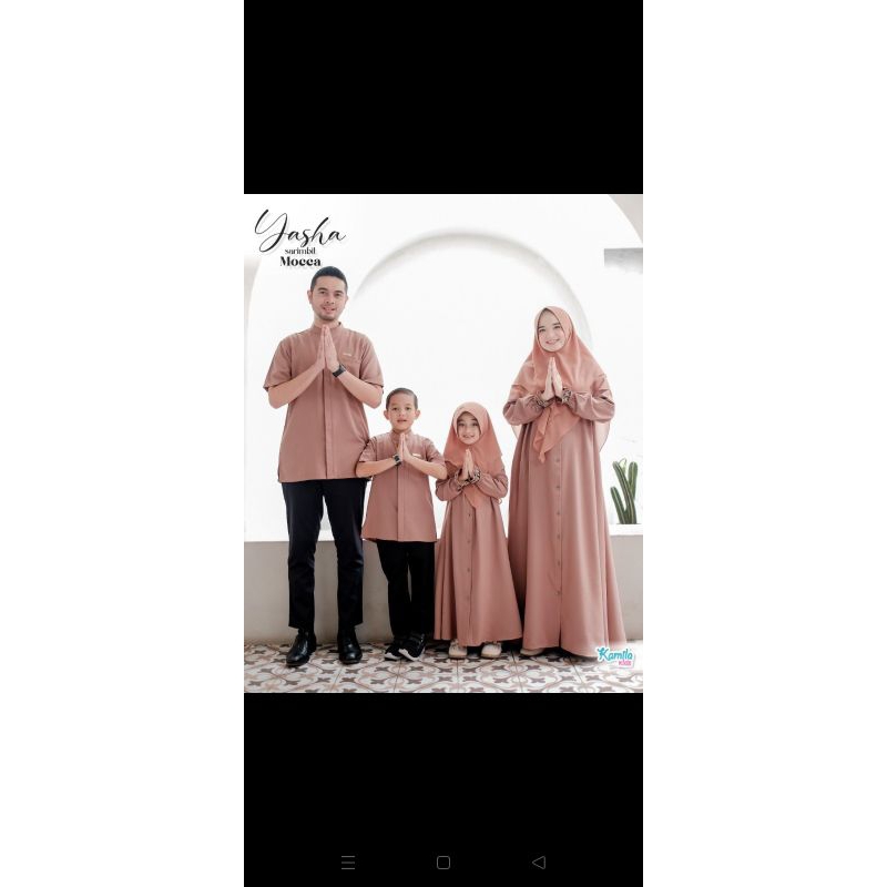 Sale sarimbit Yasha by Kamila kids warna mocca