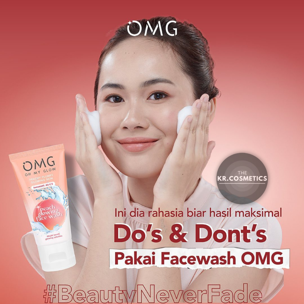 OMG OH MY Glow Peach Glowing Face Wash 50ml