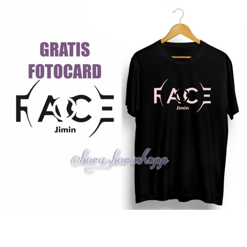 Kaos FACE Jimin BTS/ t-shirts Jimin BTS FACE