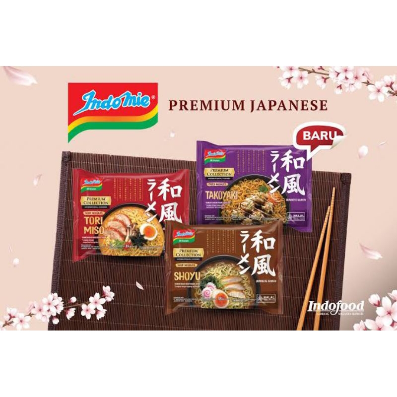 

Indomie mie instan ramen tori miso shoyu takoyaki 86 gr