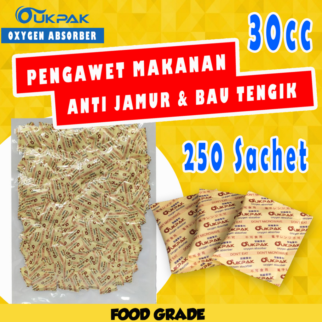 

OUKPAK 30CC Oxygen Absorber Pengawet Makanan Penyerap Oksigen Buster