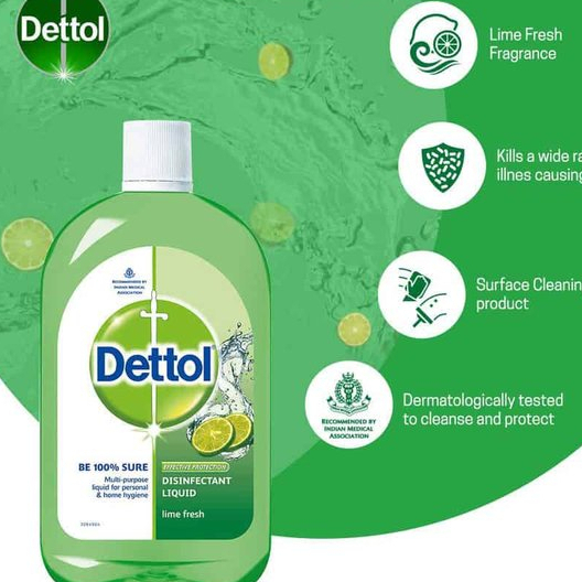 Dettol Hygiene Liquid Lime Fresh - 500 ml