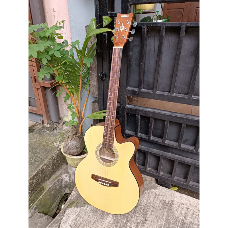 Gitar Akustik Yamaha Fg225 Custom Tanam besi