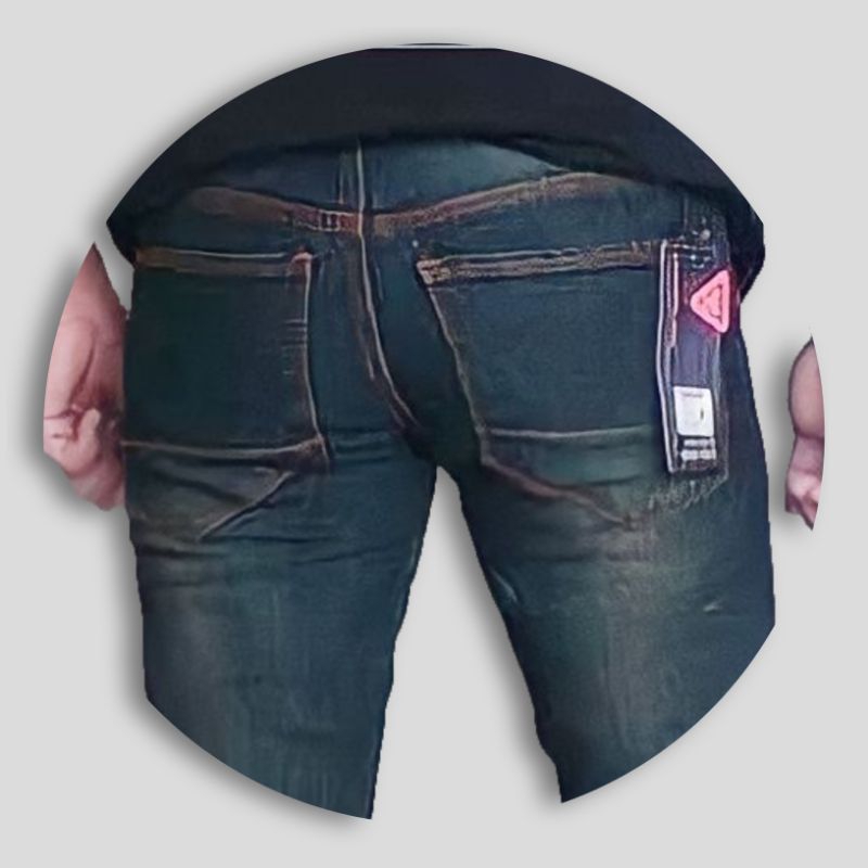 Mavia Pants - Celana Panjang Jeans Pria Sobek Lutut Tembus Ripped Slimfit Bikers Pensil Denim Bio Ting