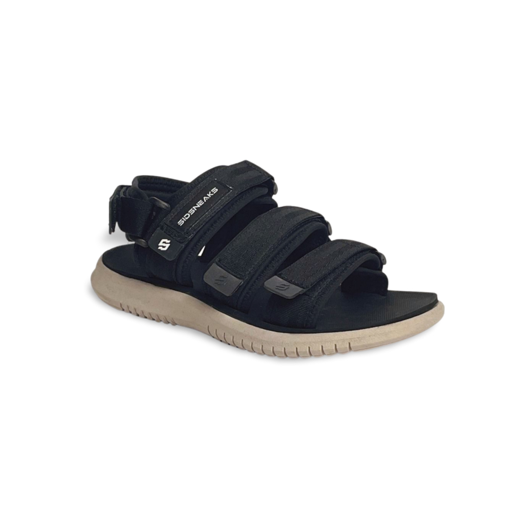 SIDSNEAKS - Orto Black - Sandal Gunung Pria Wanita Sandal Traveling Pria