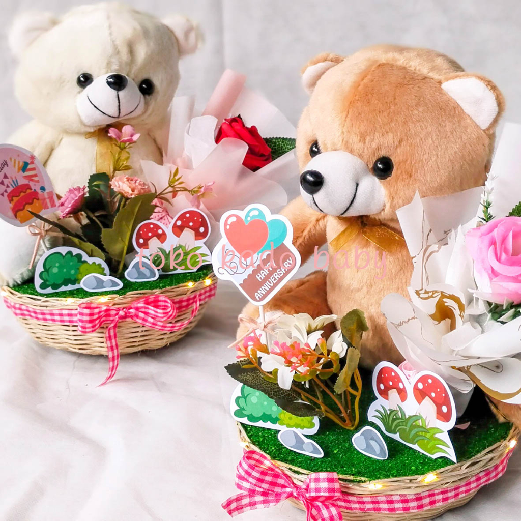 

[TGB01] KADO ULANG TAHUN Teddy Bear Hadiah Ulang Tahun Kado Valentine Kado Ultah Unik Kado Unik Birthday Gift Kado Ulang Tahun Cewek