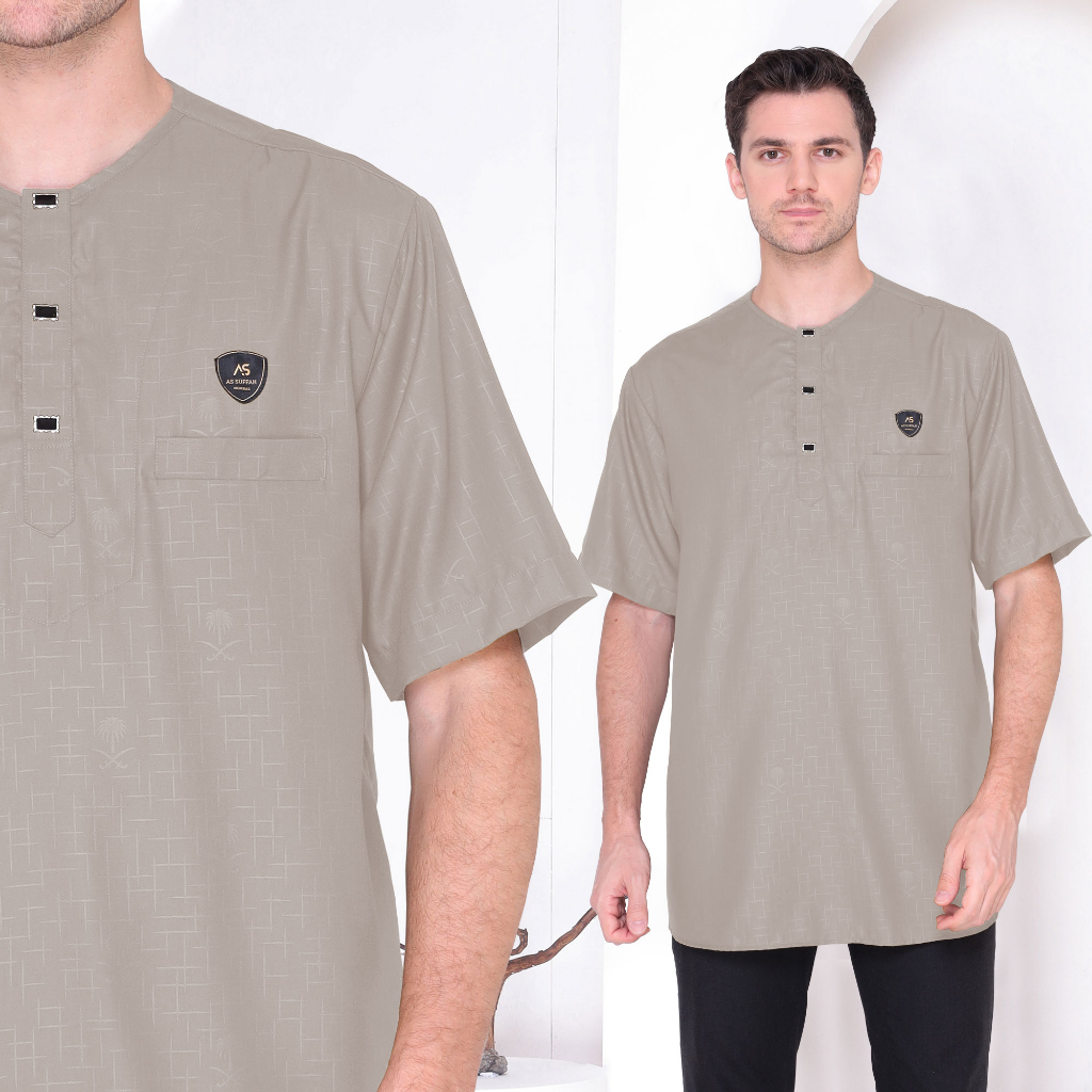 Baju Koko Pria Casual Premium Lengan Pendek Zafran Series Original Assuffah