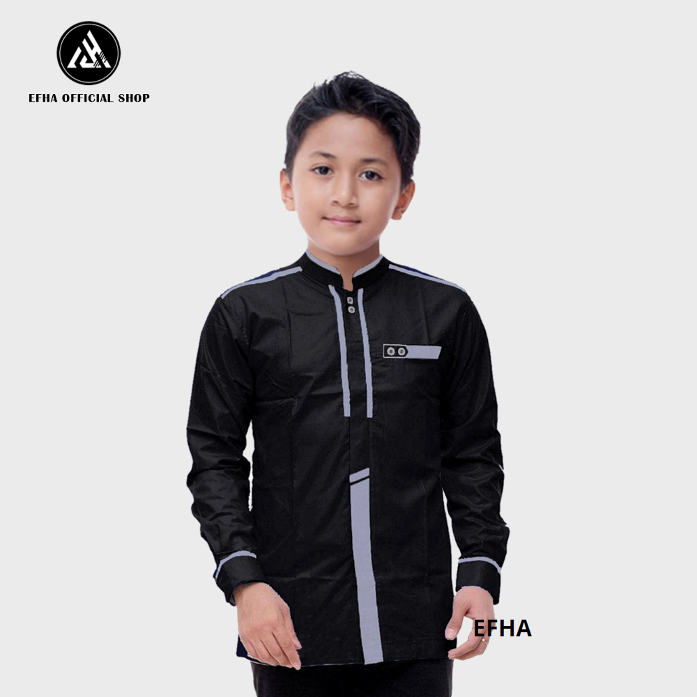 BISA COD- baju koko anak sd-smp/ baju koko anak usia 8 - 15 tahun/ baju koko anak warna navi