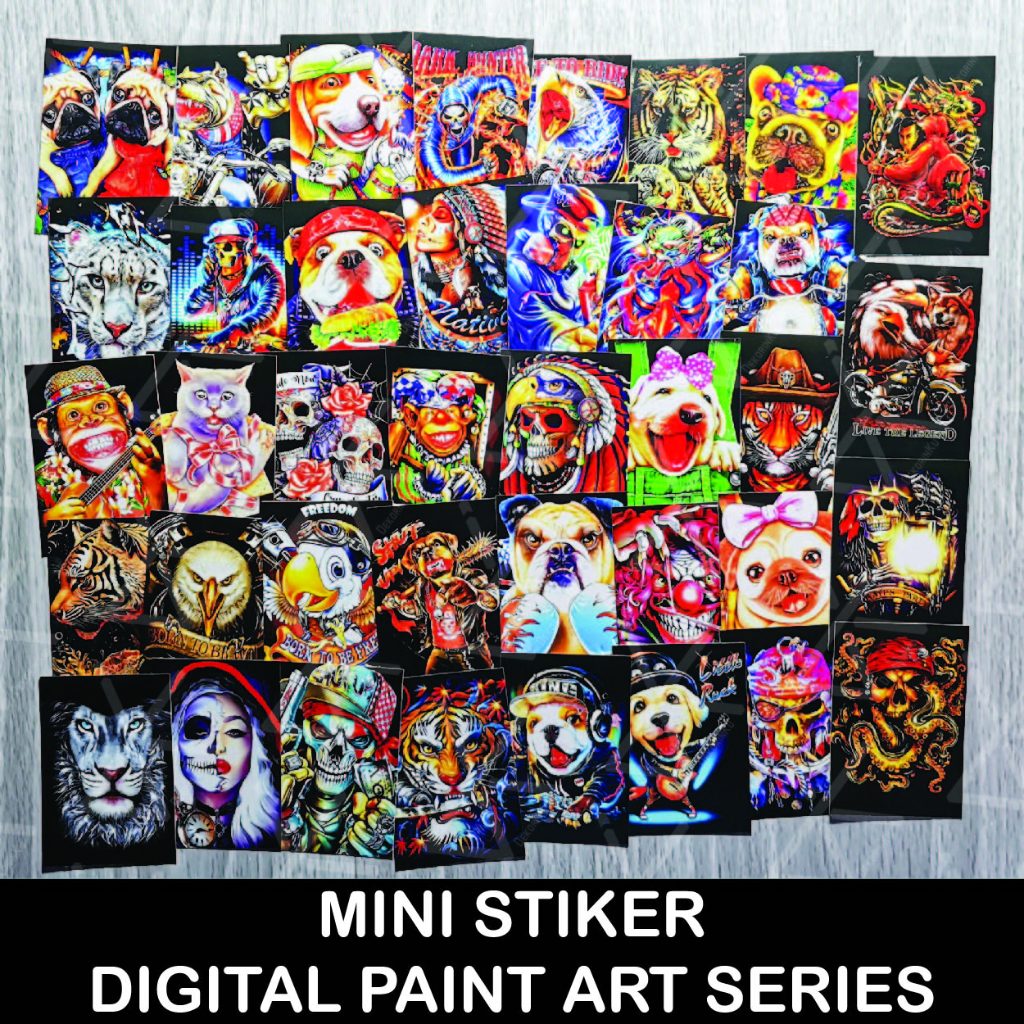 

Stiker Digital Paint Art mini