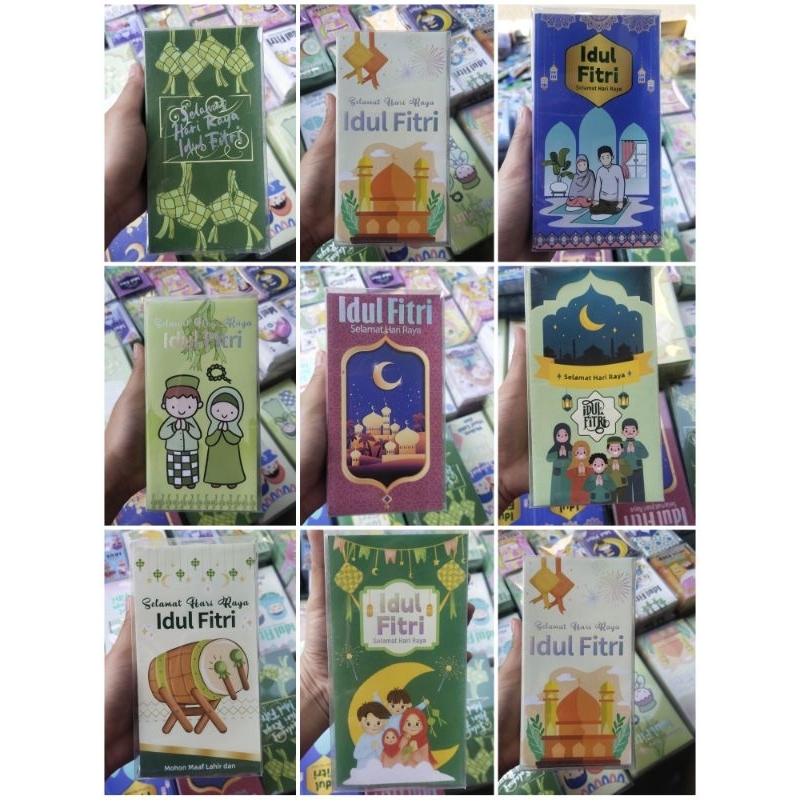 Angpao Lebaran IdulFitri 1 pack isi 50pcs // Amplop Angpao lebaran