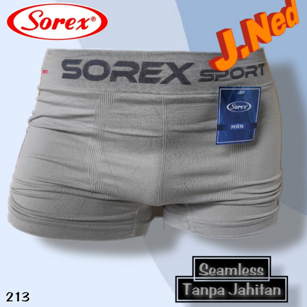 J213 (hrg per biji) CD BOXER PRIA SOREX CELANA DALAM PRIA BOXER PRIA IMPORT