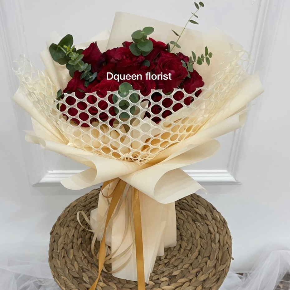 rose bouquet buket bunga kado anniversary wisuda wedding sidang ultah gift 2403