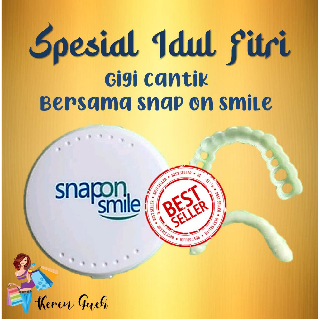 Snap On Smile- Gigi Palsu Atas-Spesial Idul Fitri- PROMO AKHIR RAMADHAN