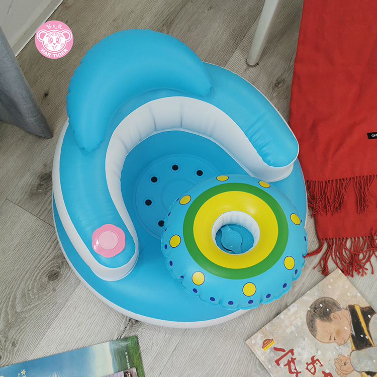 Sofa Tiup Kursi Pompa Musik /Tempat Duduk Infant Seat Makan Bayi termurah musik bahan pvc anak karakter sofa angin portable
