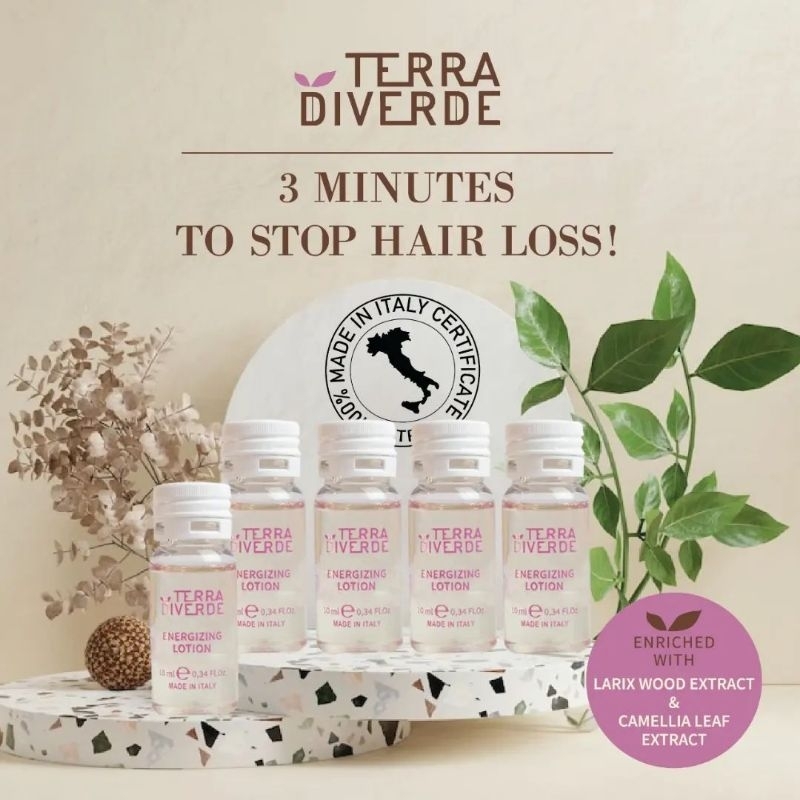 ☘️Yuri Kosmetik☘️ Terra Diverde Hair Loss Treatment 10ml x 5