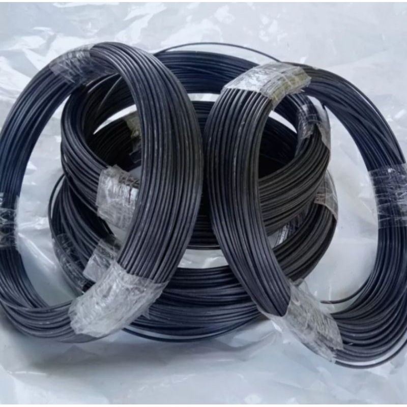 JERUJI FIBER HITAM IMPORT TERBARU UKURAN 2,2 MM PANJANG 50 METER/ROLL RUJI FIBER JERUJI FIBER