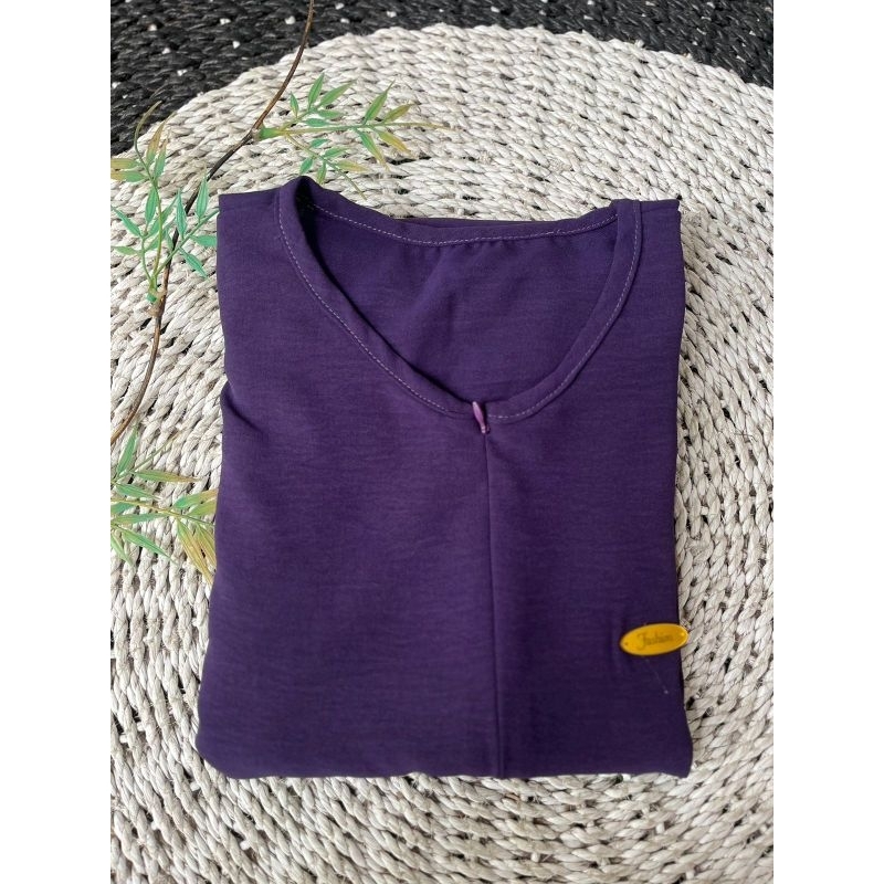 [BEST SELLER] Daily Polos Long Busui | Gamis Simple Abaya-Nila