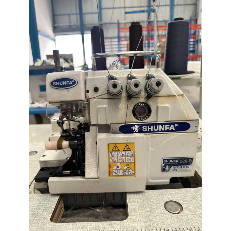 Mesin Obras Sarung Tangan Cylinder Bed SHUNFA SF 799 - 3D SF799-3D SF 799 - 3D