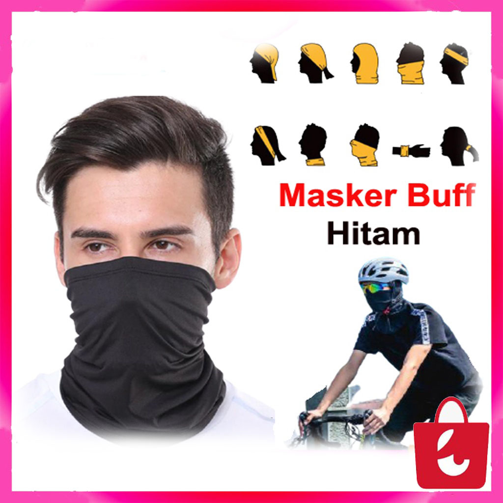 1 Pcs Masker Mulut Buff Masker Sepeda Masker Motor Bandana Balaclava Slayer