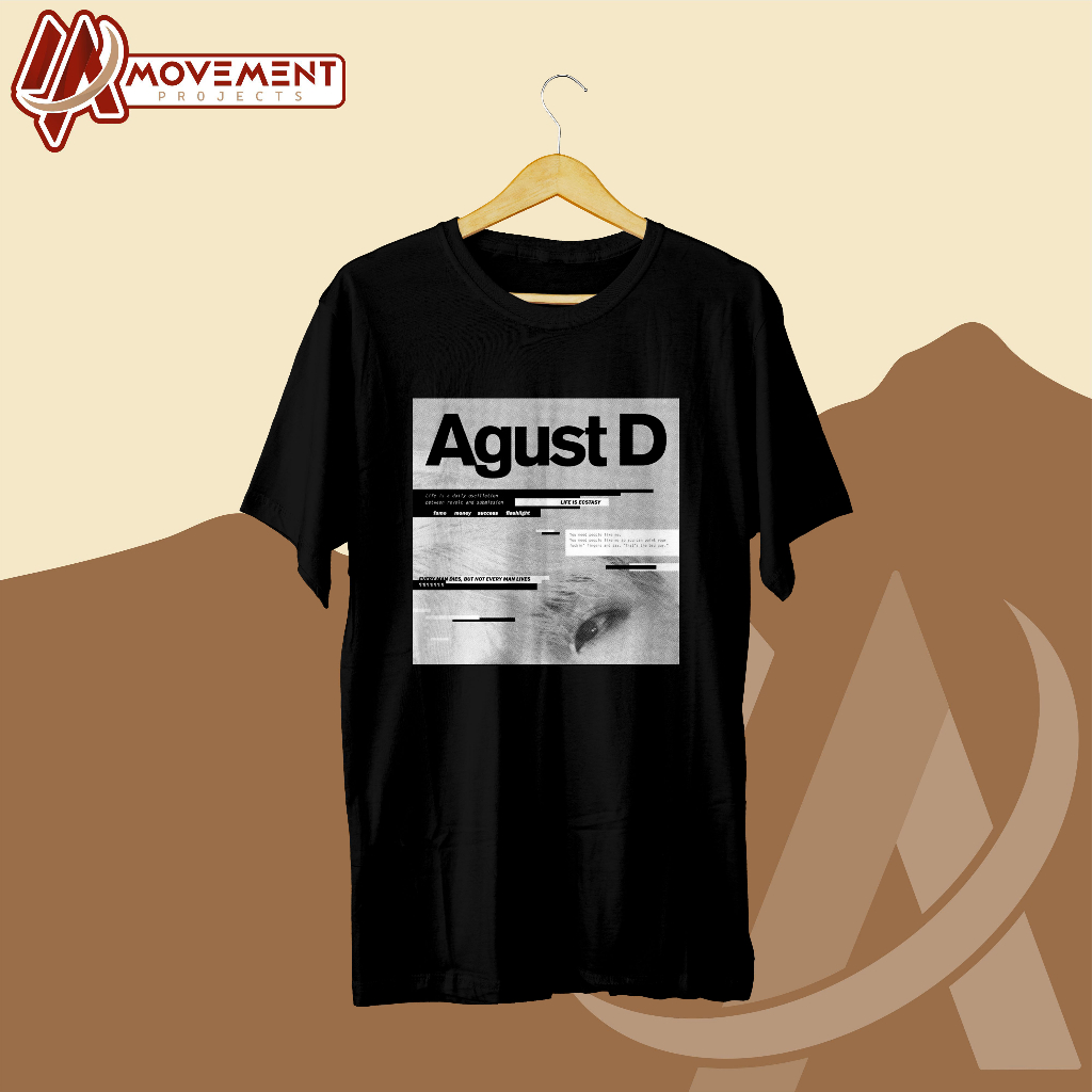 [PREMIUM] KAOS AGUST D &quot;SUGA&quot; BTS